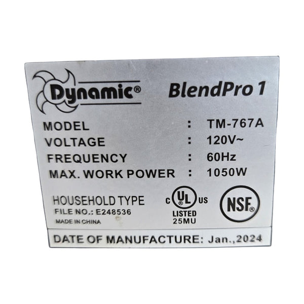 Dynamic TM-767A Blender