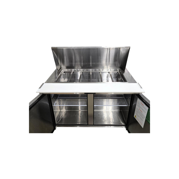 Atosa MSF8306GR Megatop Refrigerated Prep Table - 2 Solid Door - 48 Inch