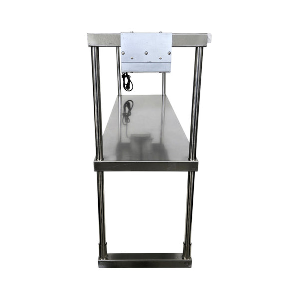 EFI TOD1448 Double Overshelf with Winco ESH-48 Heat Lamp