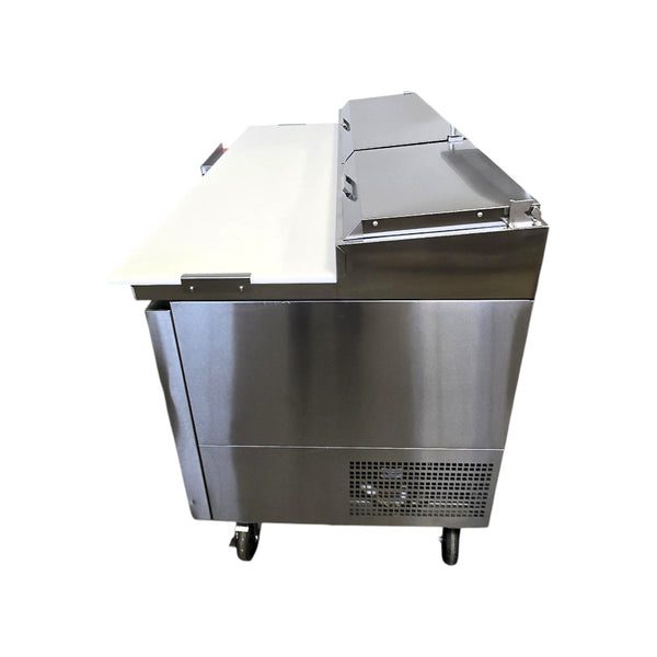 Atosa MPF8202GR Refrigerated Prep Table - 2 Solid Door - 67 Inch
