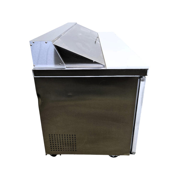 EFI CSDR3-72VCX Refrigerated Prep Table - 3 Solid Door - 70 Inch