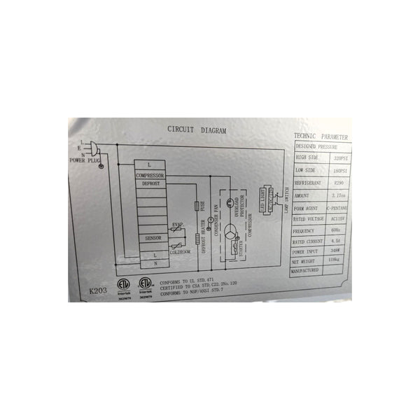 EFI CDC-36 Deli Refrigerated Display Case - 36 Inch