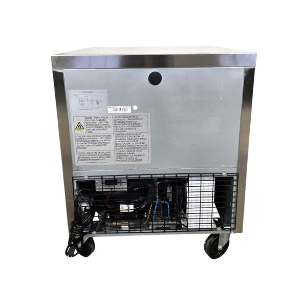 Glacier GUR-29 Refrigerator - Undercounter - 1 Solid Door - 29 Inch