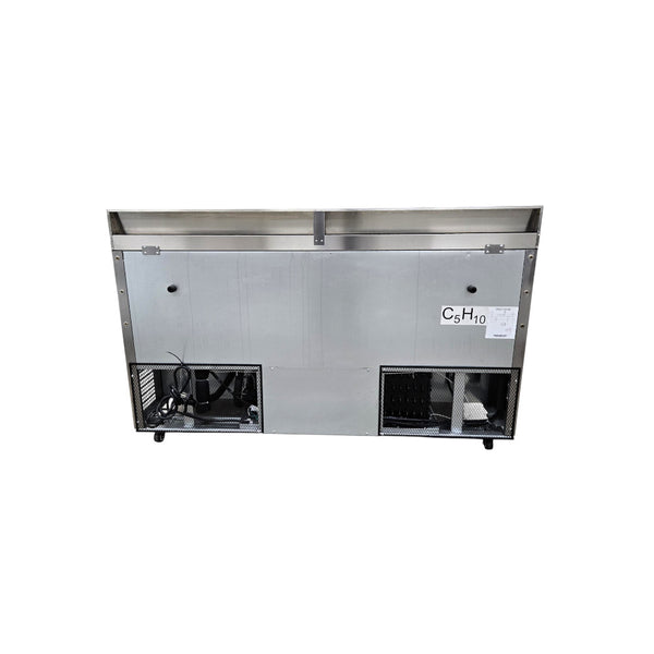 EFI CWDR260VC Worktop Refrigerator with Backsplash - 2 Solid Door - 60 Inch