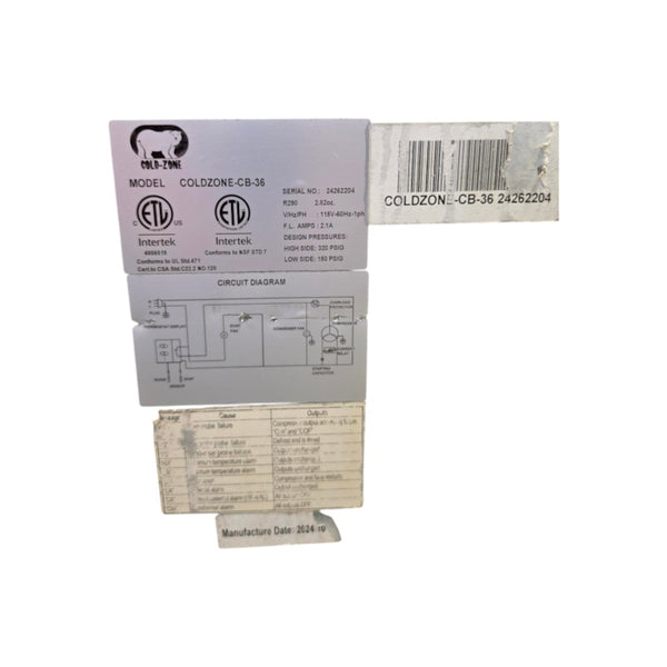 Coldzone CZ-CB36 Refrigerated Drawers