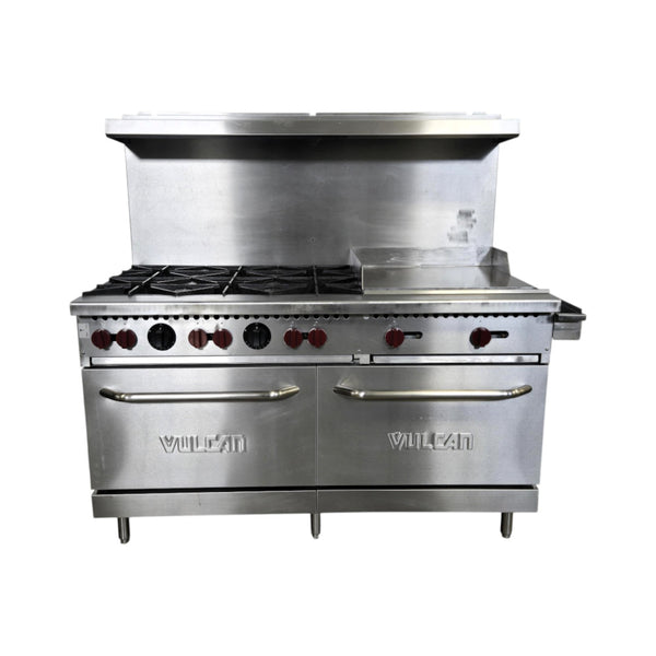 Vulcan SX60F Range With 24'' Griddle - Nat Gas
