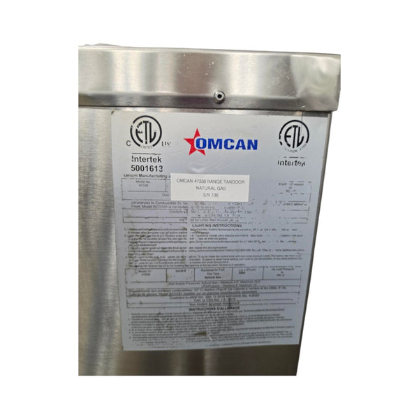 Omcan 47338 Range, Tandoor