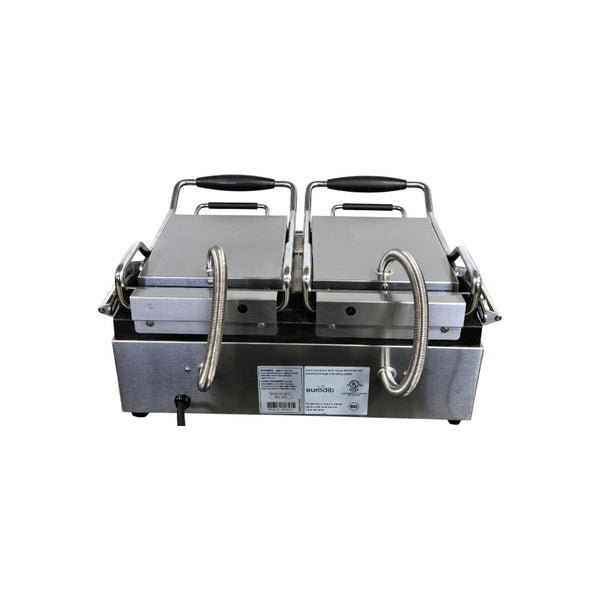 Eurodib SFE02360-240 Double Panini Grill - 18 x 11