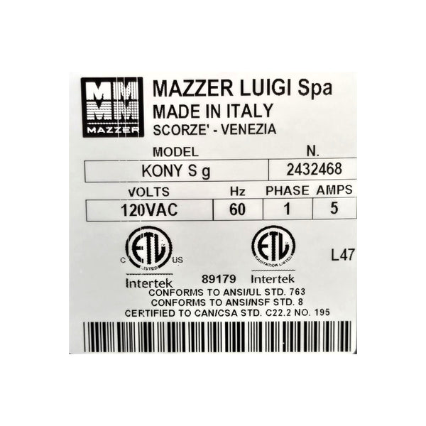 Mazzer KONY-SG Espresso Grinder