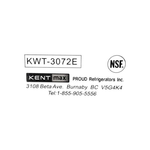 Kentmax KWT-3072E Work Table - 30'' x 72''