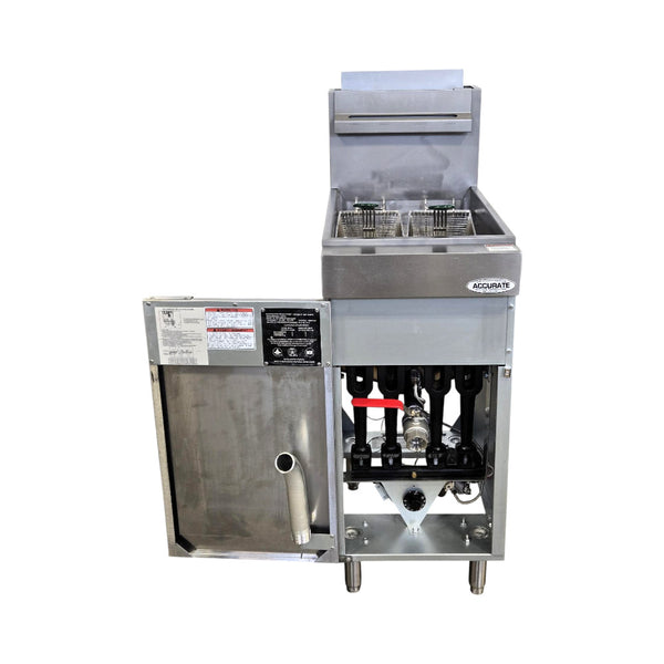 Vulcan LG400-2 45-50lb Floor Fryer - Propane