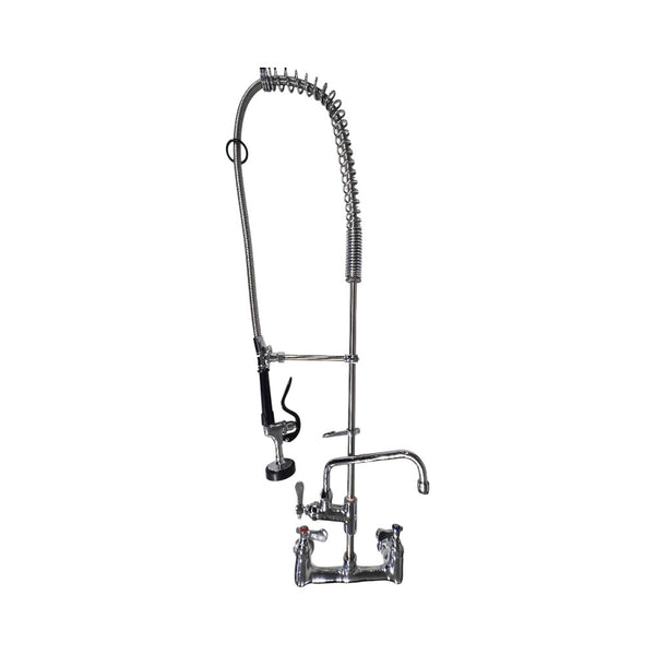 THORINOX WM-200-S8 Pre-Rinse Faucet 8 Inch Center Mount with Nozzle and Flexible Hose