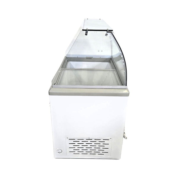 Celcold CEF40 Glass Sliding Door Ice Cream Cabinet with Sneeze Guard