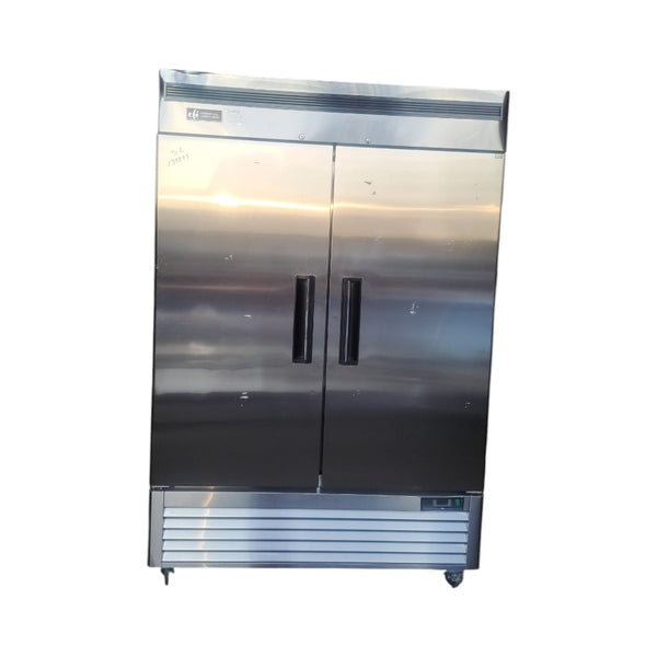 EFI F2-54VC Reach in Freezer - 2 Solid Door - 54 Inch