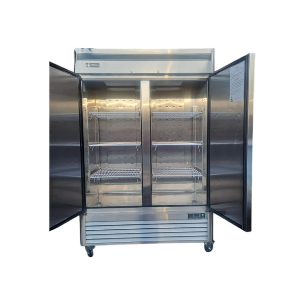 EFI F2-54VC Reach in Freezer - 2 Solid Door - 54 Inch