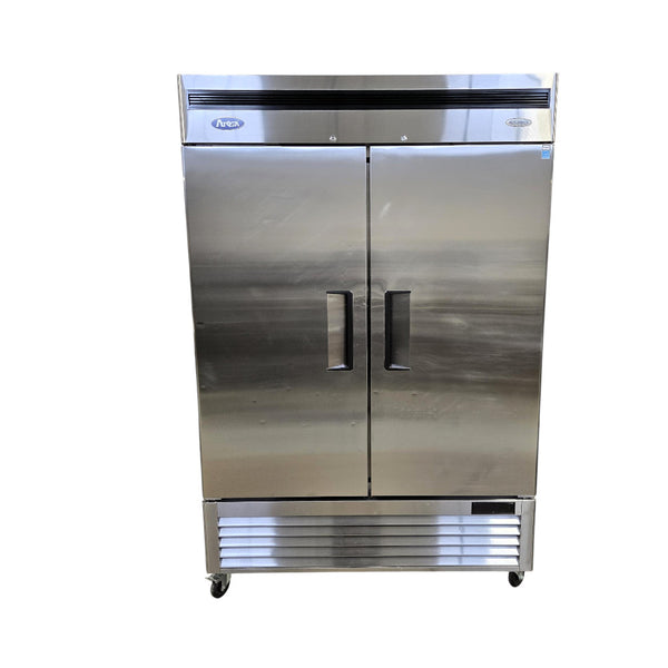 Atosa MBF8507GR Upright Refrigerator - 2 Solid Door - 55 Inch