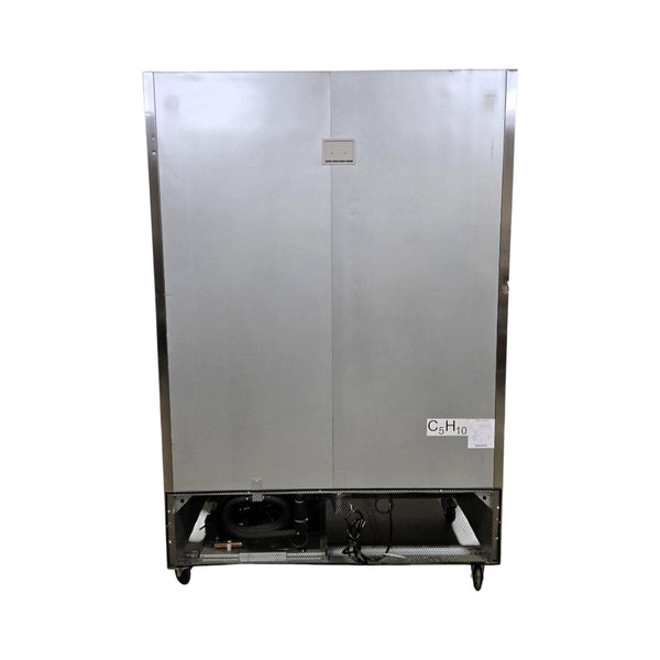 Atosa MBF8507GR Upright Refrigerator - 2 Solid Door - 55 Inch