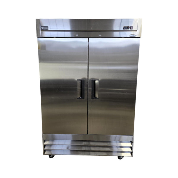 Omcan FR-CN-1372-HC Upright Freezer - 2 Solid Doors - 54 Inch
