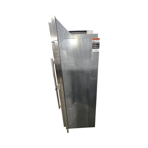 True TC-30DZW-L-SG-C 150-Bottle Dual Zone Refrigerated Wine Merchandiser