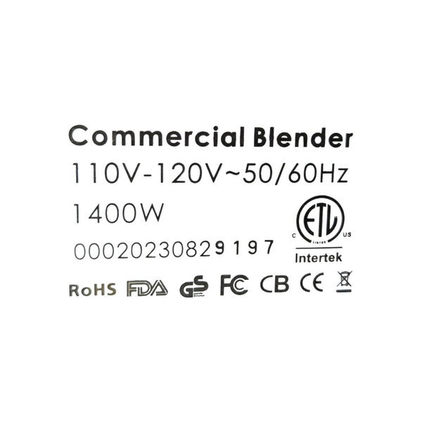 Omcan 23997 Blender with 23504 Noise Reduction Cover