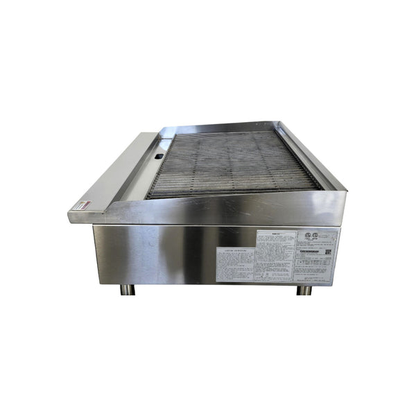 Cookrite ATCB-36 Natural Gas - Rock Charbroiler - 36 Inch
