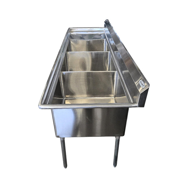 Omcan 43786 Three Tub Sink