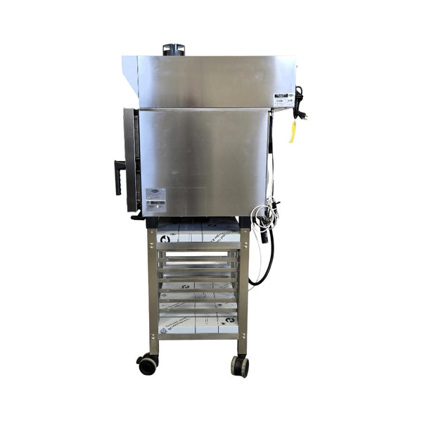Unox XAVC-0511-EPRM Electric Countertop Combi Oven with XAVHC-HC11 Ventless Hood and Stand