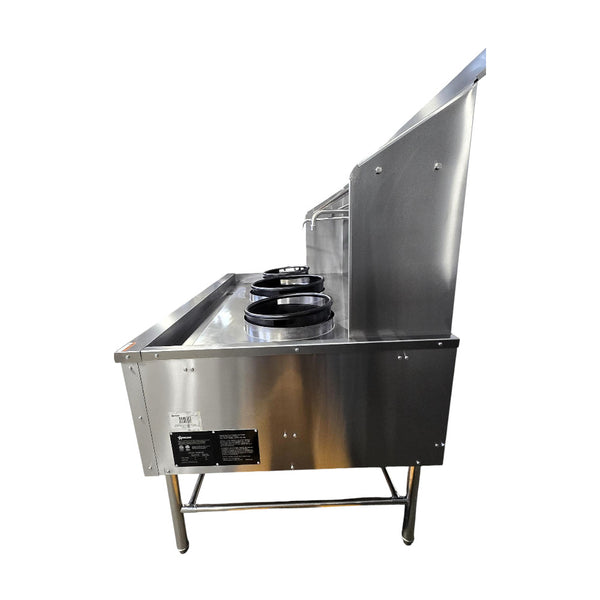 Omcan CE-CN-W3L1-NG Three Chamber Wok Range
