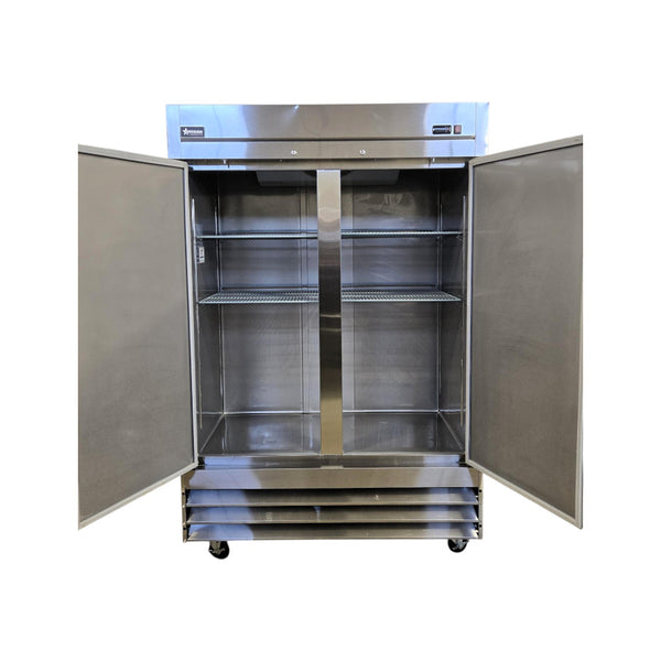 Omcan FR-CN-1372-HC Upright Freezer - 2 Solid Doors - 54 Inch