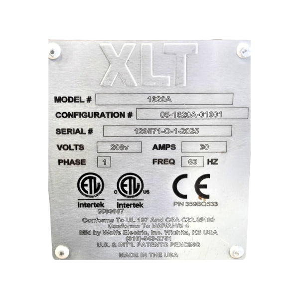 XTL 1620A Countertop Double Electric Conveyor Oven
