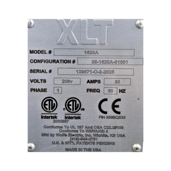 XTL 1620A Countertop Double Electric Conveyor Oven