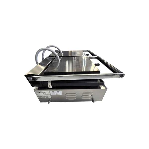 Omcan PDRR-RR Double Panini Grill - 10 x 19''