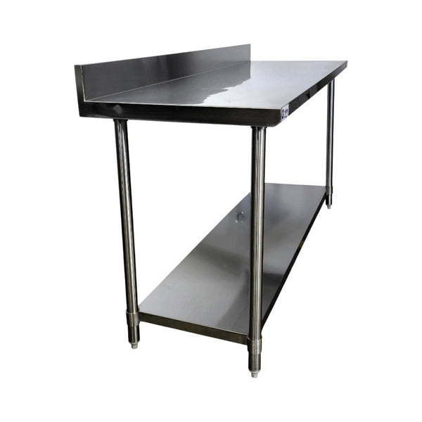 Omcan WTS-2472-4BS-420 Stainless Steel Work Table - 24 x 72
