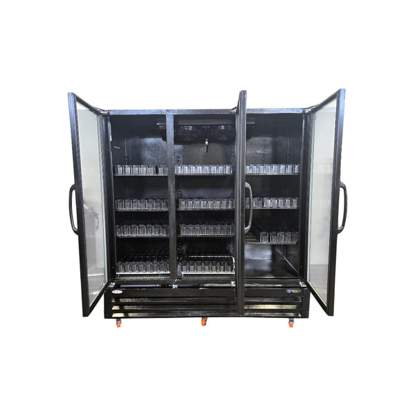 Masterbuilt BMG-74-HGP Upright Merchandiser Cooler - 3 Glass Door - 78 Inch
