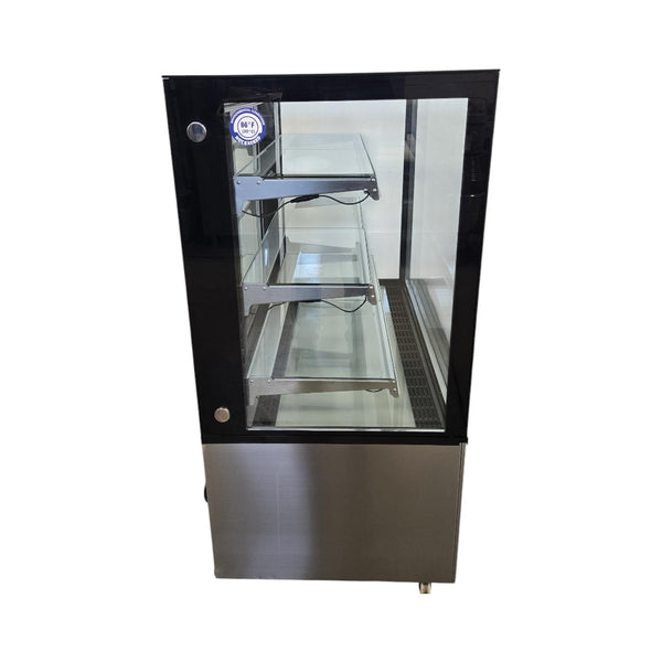 Omcan RS-CN-3071-S Square Glass Floor Refrigerated Display Case 48 Inch
