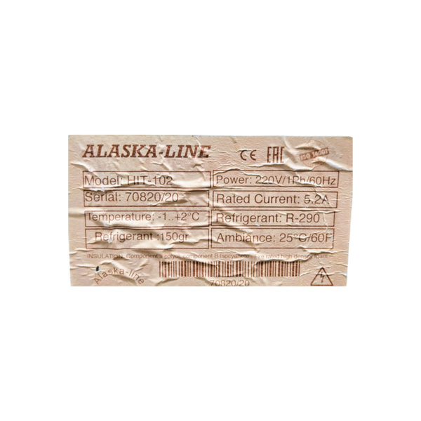 Alaska-Line HIT-102 8FT Meat Display Case