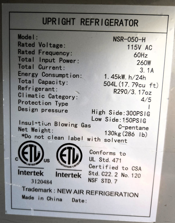 New Air - Refrigerator