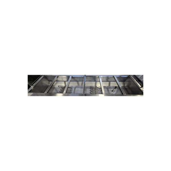 Emerald Restaurant Equipment STM84PSE 6-Well Custom Steam Table