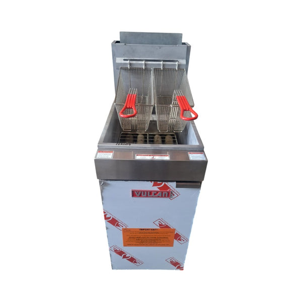 Vulcan LG400-1 Floor Tube Fryer - Natural Gas
