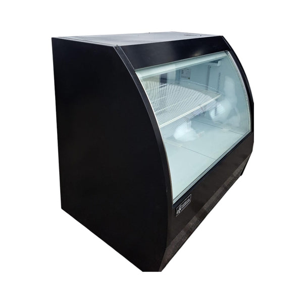 EFI CDC-1200B 48 inch Curved Glass Deli Case - Black