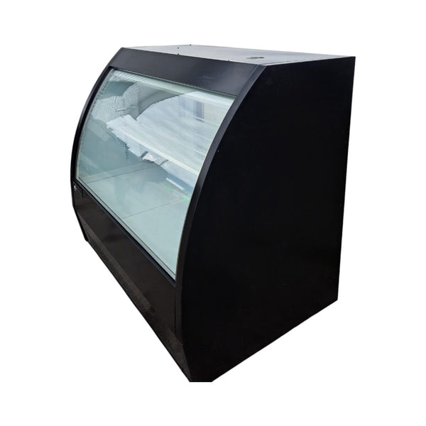 EFI CDC-1200B 48 inch Curved Glass Deli Case - Black