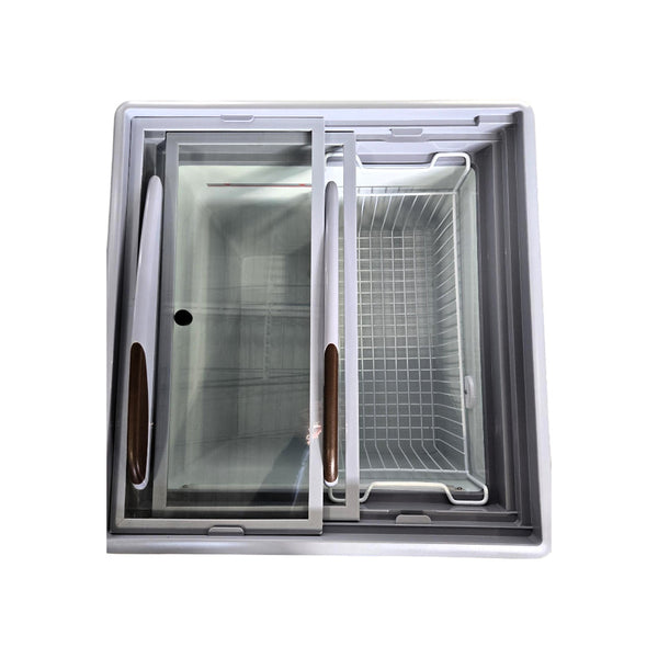 Omcan 46492 Ice Cream Display Chest Freezer - 54 Inch