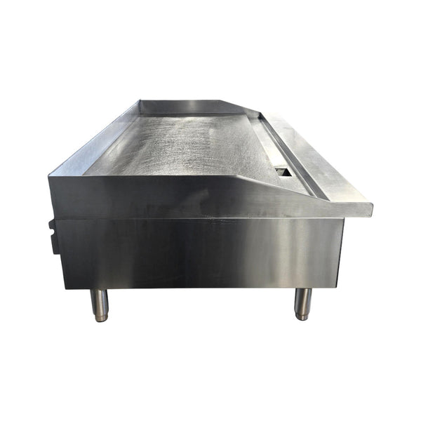 Omcan CE-CN-G48-TP Natural Gas Griddle - 4 Burners - Thermostatic Control - 48 Inch