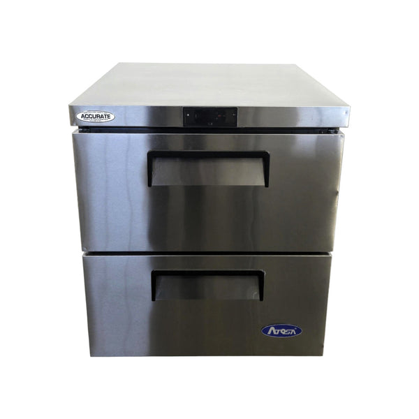 Atosa MGF8420GR Undercounter Freezer with 2 Drawers - 27 Inch