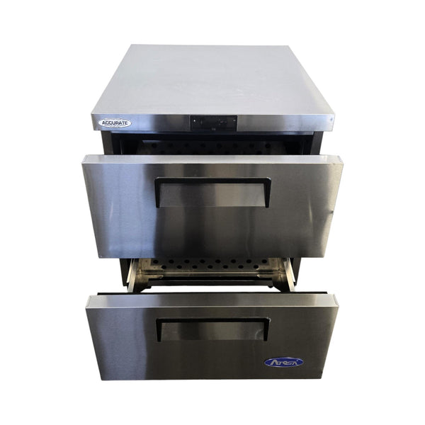 Atosa MGF8420GR Undercounter Freezer with 2 Drawers - 27 Inch