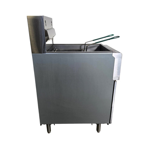 Omcan CE-CN-0040-240-1 Electric Floor Fryer - 40 Lb