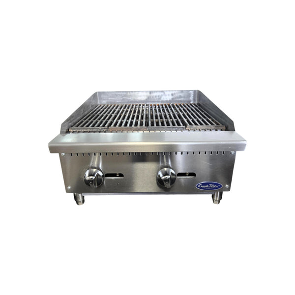 Atosa ATCB-24 Natural Gas Lava Rock Charbroiler - 24''