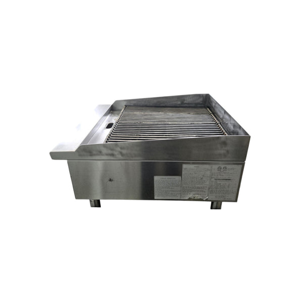 Atosa ATCB-24 Natural Gas Lava Rock Charbroiler - 24''