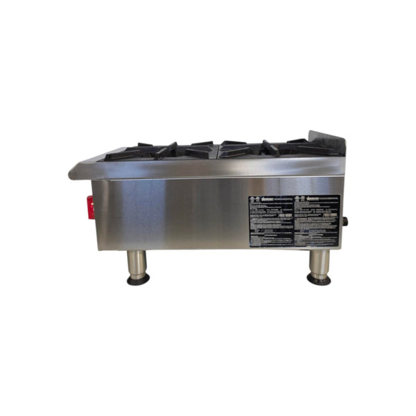 Omcan 43733 Countertop Hot Plate - Nat Gas