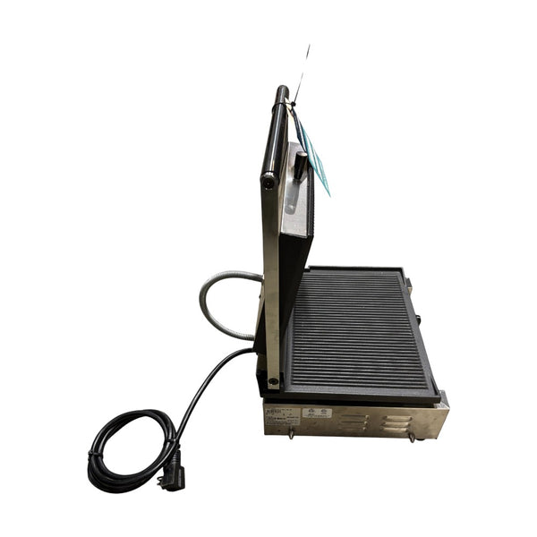 Omcan 11377 Panini Grill - Ribbed - 10 x 14